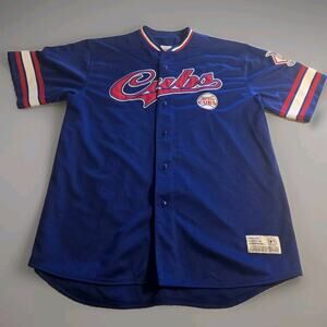 True Fan Chicago Cubs Alfonso Soriano Baseball Jersey MLB Embroidered Sz XL